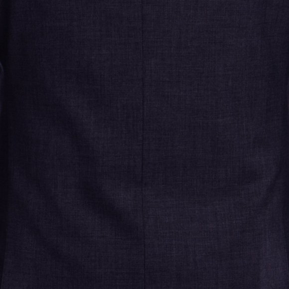 Mens 2-Piece 100% Wool Suit, Navy - Picture 3 of 4